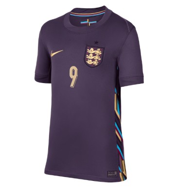 England Harry Kane #9 Udebanetrøje Dame EM 2024 Kortærmet